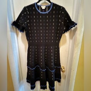 Shoshanna Maria Ruffle Knit Dress sz M